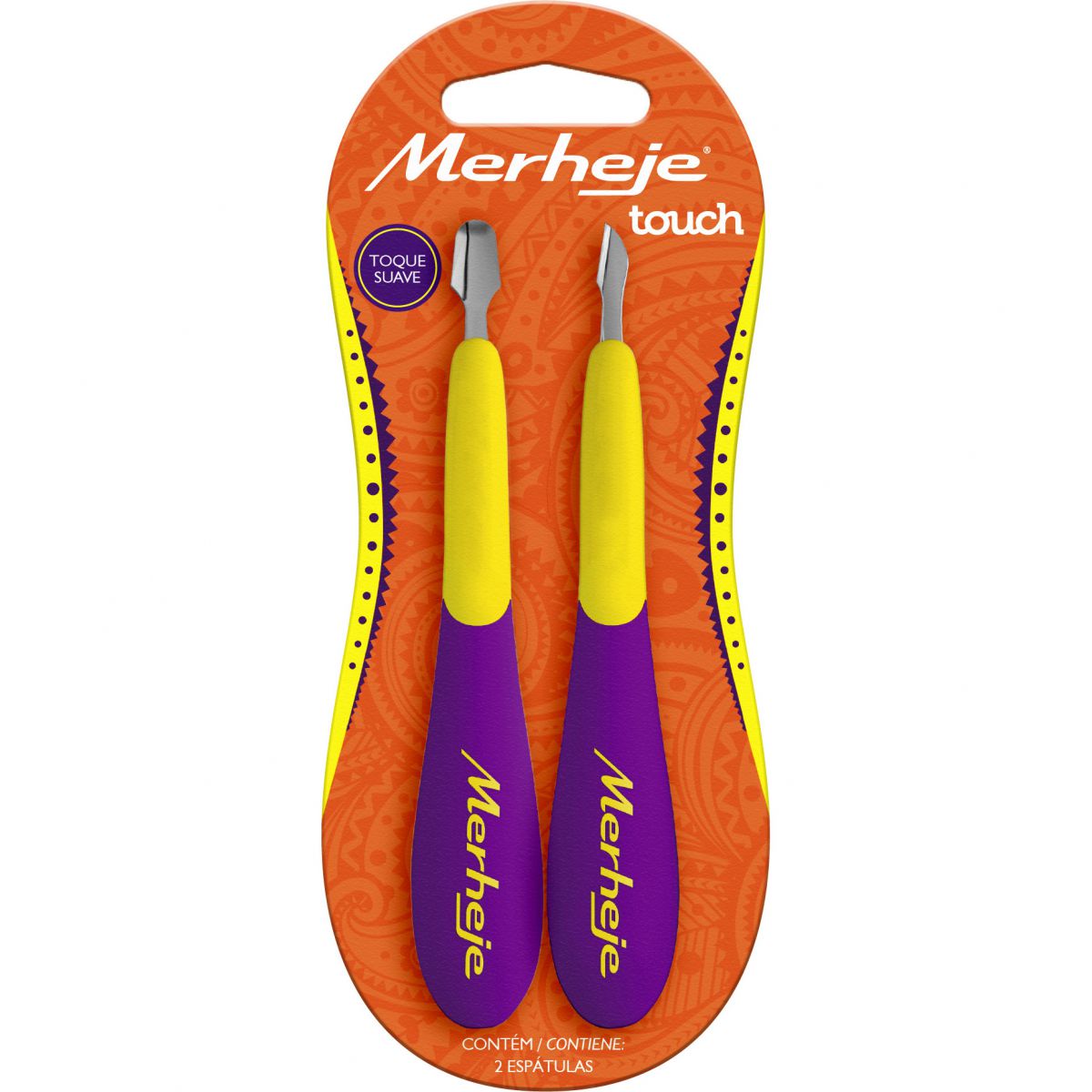 Touch espatula para cuticula (2 unidades)
