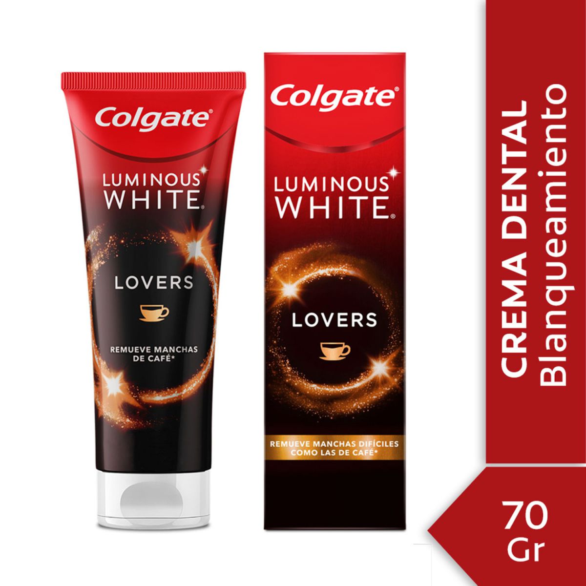 Pasta dental luminous white lovers café 70g