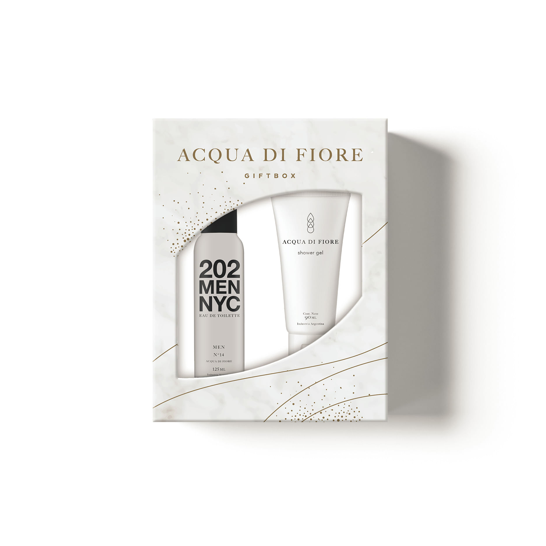 Imagen del kit Estuche men 202 NYC (edt 125 ml + shower gel 90 ml)