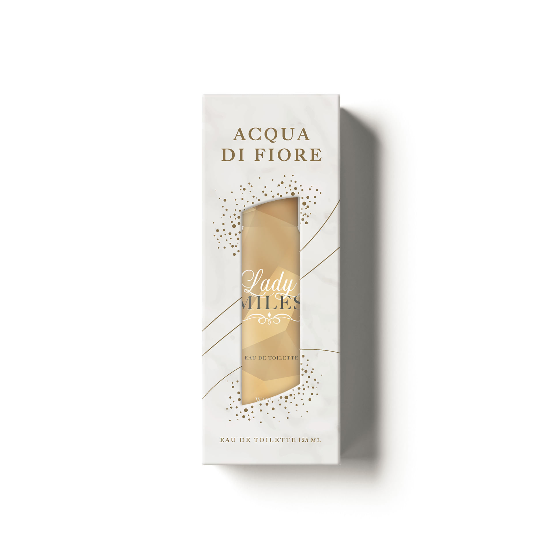 Imagen del kit Fragancia lady miles edt body splash 125 ml con estuche