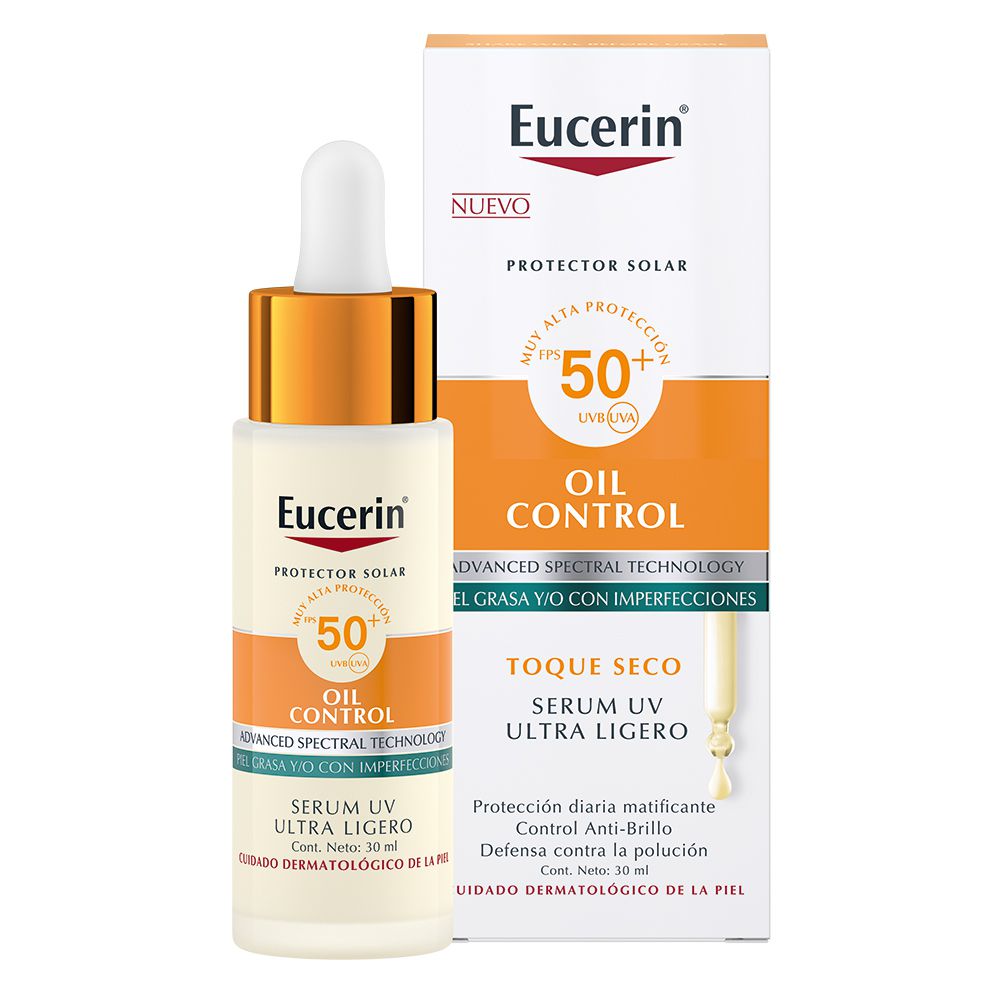 Serum Protector Solar Eucerin Oil Control FPS 50+ 30 ml