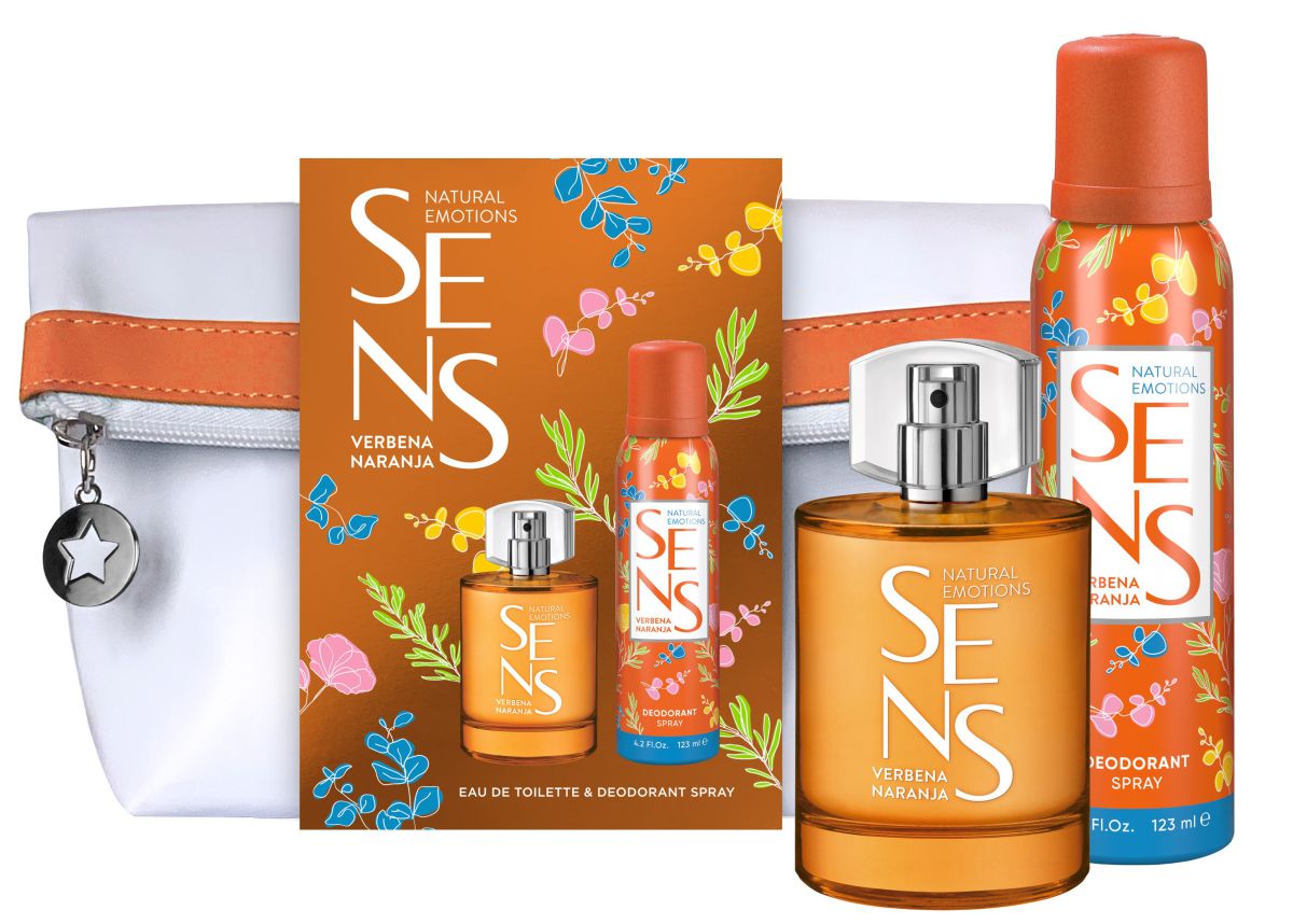 Imagen del kit Necesser verbena naranja (edt 100 ml + deo)